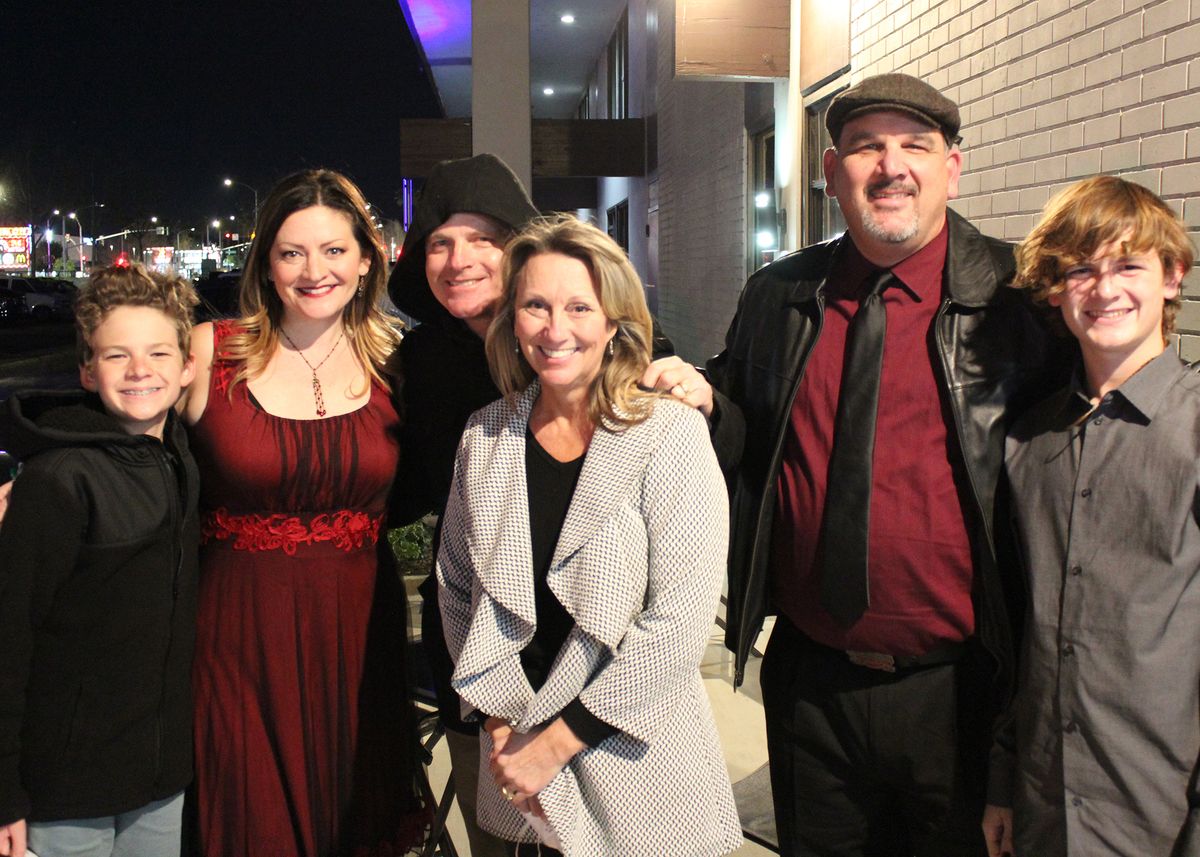 Jocelyn A. Brown and Family on Opening Night of "Next to Normal," playing January 28 - February 27, 2022 at Chance Theater in Anaheim, CA. 