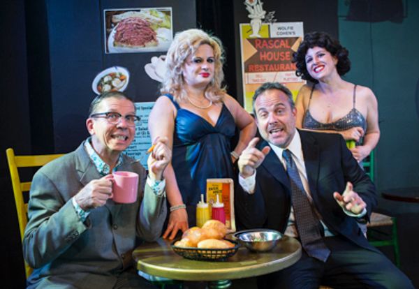 Romance at the Rascal House Deli, Circa Miami Beach 1977. Sheba Mason standing. 1