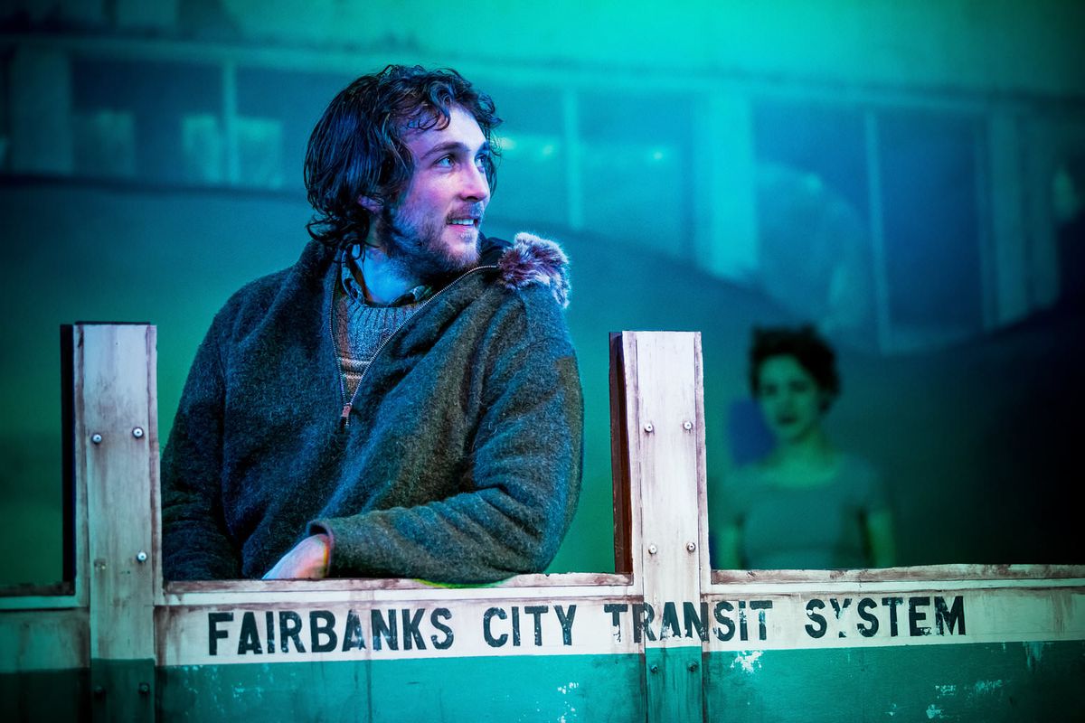 The Encore Musical Theatre Company opens the developmental premiere of INTO THE WILD on April 14th.
Based on the novel of the same name by Jon Krakauer, and ‘Back to the Wild’ by the Christopher J. McCandless Foundation, INTO THE WILD is written by Janet Allard (Book and Lyrics) and Niko Tsakalakos (Music and Lyrics). It is directed by Mia Walker, music directed by Tyler Driskill, with orchestrations by Brian Usifer, vocal arrangements by Angelique Mouyis, and stars Conor Ryan as Christopher McCandless.
All photos by Michele Anliker. The Encore Musical Theatre Company opens the developmental premiere of INTO THE WILD on April 14th.
Based on the novel of the same name by Jon Krakauer, and ‘Back to the Wild’ by the Christopher J. McCandless Foundation, INTO THE WILD is written by Janet Allard (Book and Lyrics) and Niko Tsakalakos (Music and Lyrics). It is directed by Mia Walker, music directed by Tyler Driskill, with orchestrations by Brian Usifer, vocal arrangements by Angelique Mouyis, and stars Conor Ryan as Christopher McCandless.
All photos by Michele Anliker.