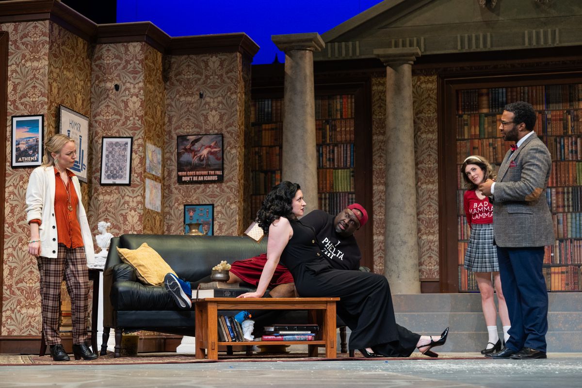 Dionysus, Brad Raymond*  Thalia, Kate Fahrner*  Daphne, Alexandra Ficken  Ralph, Christopher Hampton*  Brooklyn, Rachel Frawley  Photo Credit: Casey Gardner Ford
