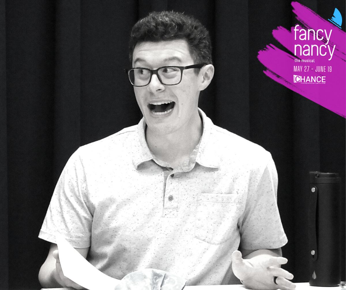 Matt Takahashi at their first readthru of "Fancy Nancy, The Musical" Set to run May 27 - June 19, 2022 at the Bette Aitken theater arts Center, this TYA musical adaptation of the wildly popular book series returns by popular demand. Matt Takahashi at their first readthru of "Fancy Nancy, The Musical" Set to run May 27 - June 19, 2022 at the Bette Aitken theater arts Center, this TYA musical adaptation of the wildly popular book series returns by popular demand.