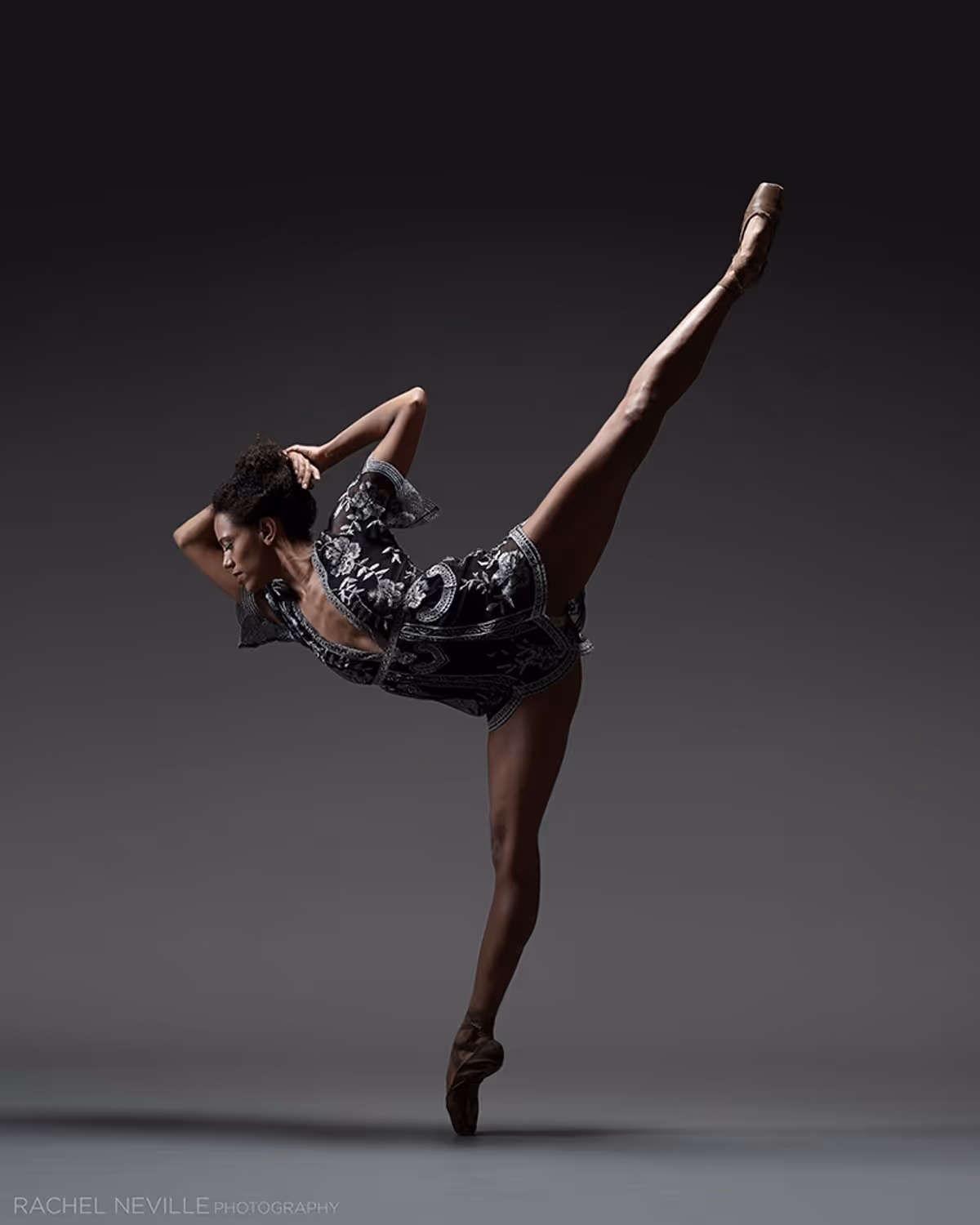 Lindsey Croop of Dance Theatre of Harlem dancing the role of Sugar Plum Fairy in Fairfax Symphony Orchestra's The Nutcracker
Credit: Rachel Neville.
