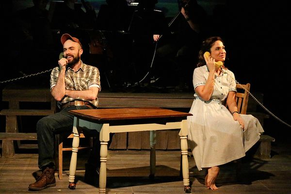 Carl Herzog and Kelli Harrington in THE BRIDGES OF MADISON COUNTY. Photo by Cody Jolly Photography. 1