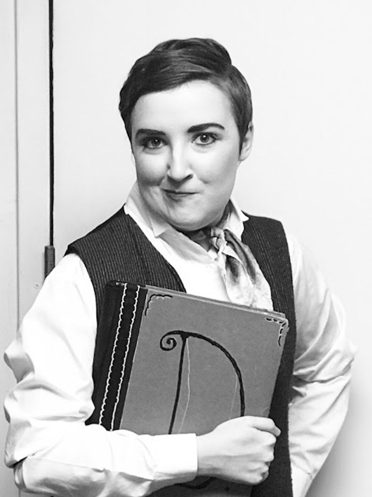 The Chairman's Right-Hand Woman: Skilled comic actress-singer-dancer Sophie Duntley appeared as Miss Jemima Throttle, The Stage Manager of The Music Hall Royale in the 2018 Saint Sebastian Players of Chicago Revival of Rupert Holmes' 'The Mystery of Edwin Drood'. Photo courtesy of Ms. Duntley. The Chairman's Right-Hand Woman: Skilled comic actress-singer-dancer Sophie Duntley appeared as Miss Jemima Throttle, The Stage Manager of The Music Hall Royale in the 2018 Saint Sebastian Players of Chicago Revival of Rupert Holmes' 'The Mystery of Edwin Drood'. Photo courtesy of Ms. Duntley.