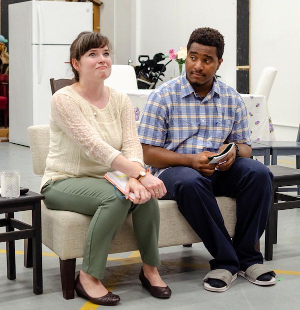 Alex Saul as Becca.  Davis Okey as Jason. 1