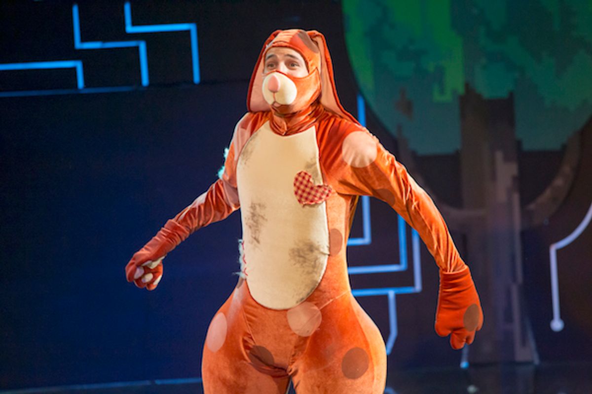 From The Children's Theatre of Cincinnati's production of THE VELVETEEN RABBIT, running live, on-stage, November 12 - December 13, 2020, and streaming on Broadway on Demand November 19 - May 31, 2021.  For more information visit:  https://thechildrenstheatre.com/shows/the-velveteen-rabbit/
Photo by Mikki Schaffner.