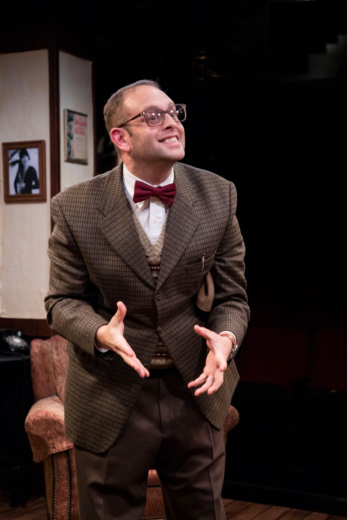 Production Photos from Moon Over Buffalo at Spotlighters Theatre  PhotoCredit:  Spotlighters Theatre / Shealyn Jae Photography