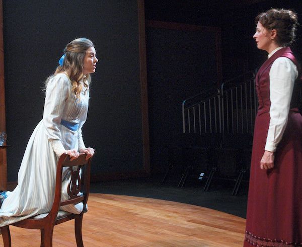 Nora and Emmy talk. Photo Credit: Tim Fort 2