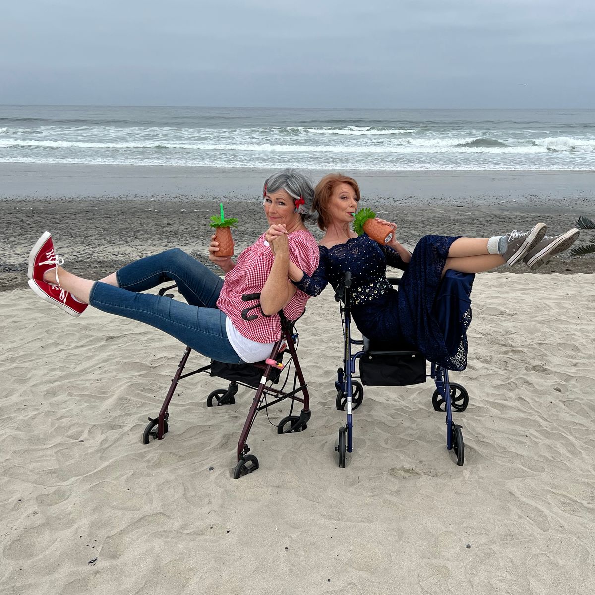 Featuring Reegan Ray as Mary Ann and Terri Park as Ginger. Photo credit Will Erickson, Director Featuring Reegan Ray as Mary Ann and Terri Park as Ginger. Photo credit Will Erickson, Director