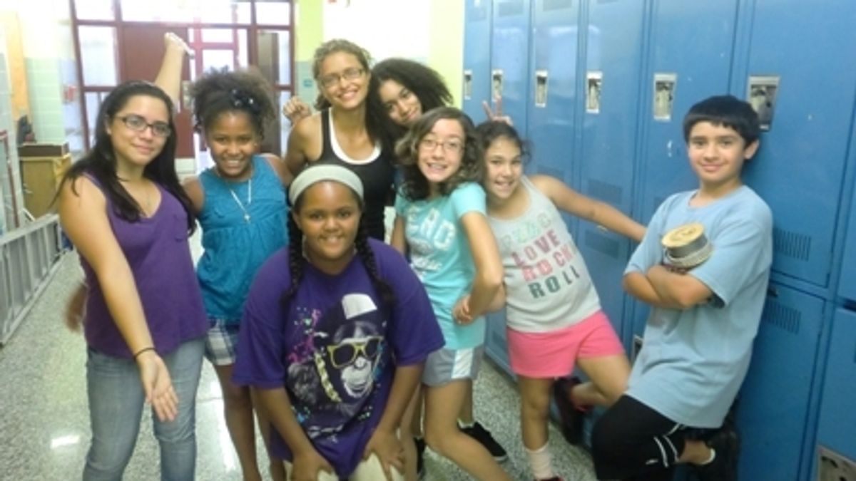 Some of the cast in the halls. Some of the cast in the halls.