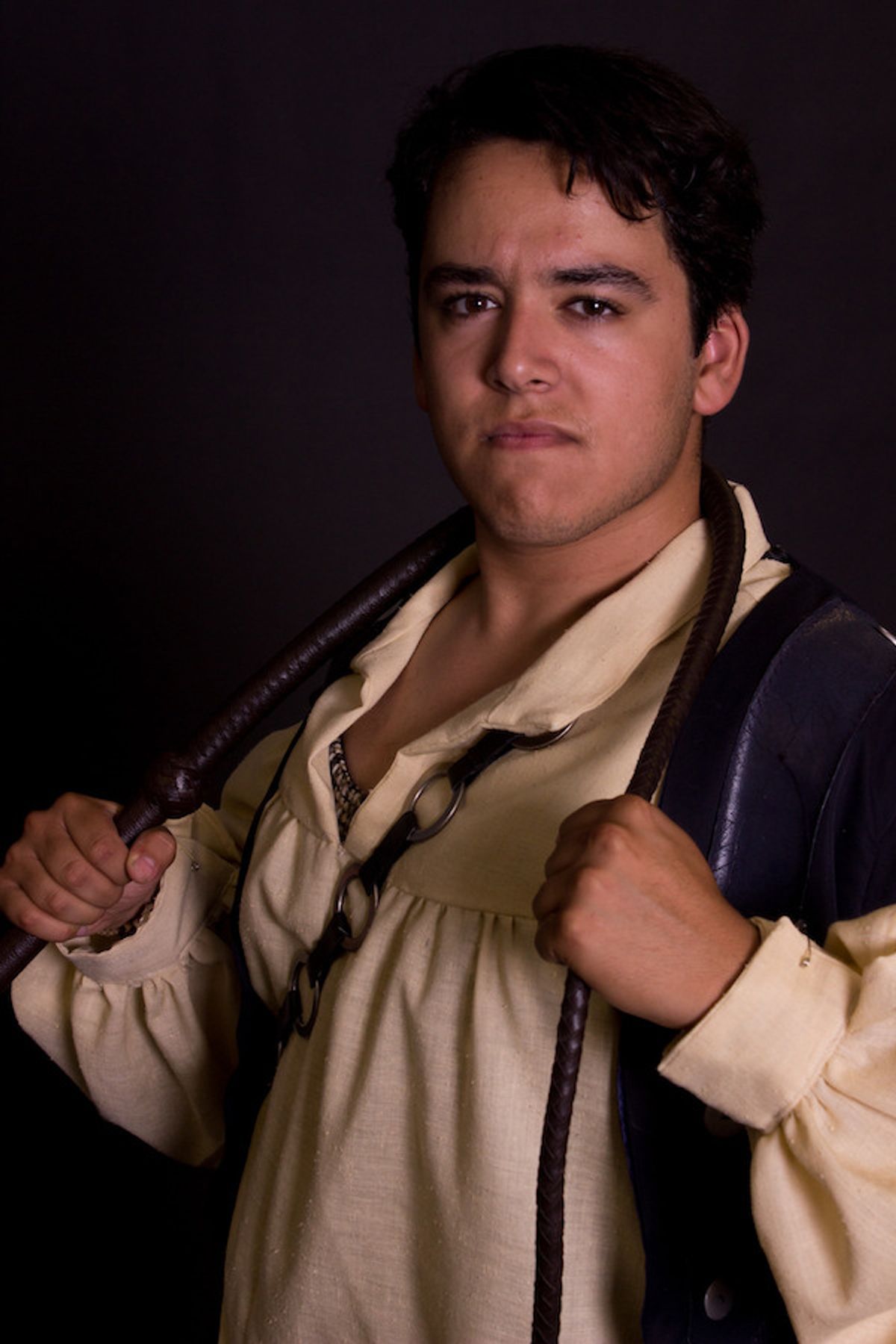 Emilio Lopez (Pedro; Captain of the Inquisition) in the Ghostlight Theatre Ensemble production of "Man of La Mancha," opening July 13, 2018 at the Theatre at Edna Hill in Brentwood, CA, running through July 22, 2018. Tickets are available at www.ghostlightte.org. Emilio Lopez (Pedro; Captain of the Inquisition) in the Ghostlight Theatre Ensemble production of "Man of La Mancha," opening July 13, 2018 at the Theatre at Edna Hill in Brentwood, CA, running through July 22, 2018. Tickets are available at www.ghostlightte.org.