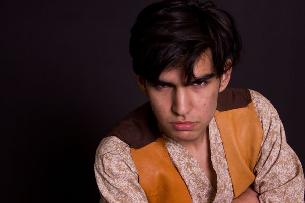 Josh Velazquez (Anselmo; Muleteer) in the Ghostlight Theatre Ensemble production of "Man of La Mancha," opening July 13, 2018 at the Theatre at Edna Hill in Brentwood, CA, running through July 22, 2018. Tickets are available at www.ghostlightte.org.  2