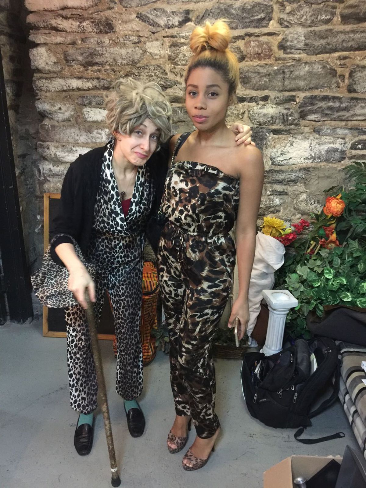 Like grandmother, like granddaughter. Amanda Miller and Khadija Ansari backstage at the Nuyorican Poets Cafe Like grandmother, like granddaughter. Amanda Miller and Khadija Ansari backstage at the Nuyorican Poets Cafe