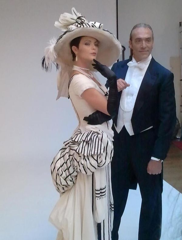 Vittoria Belvedere & Luca Ward.
2012 - Photoshoot Backstae 1