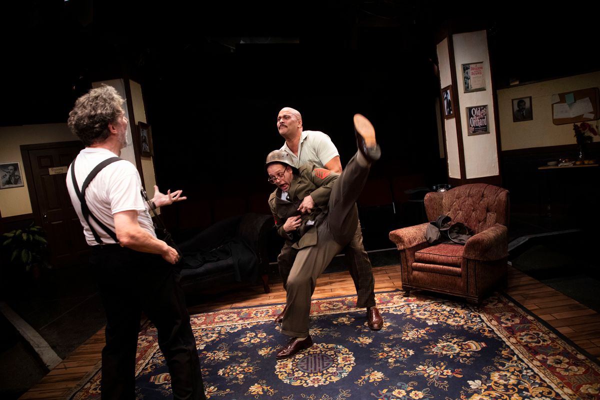 Production Photos from Moon Over Buffalo at Spotlighters Theatre  PhotoCredit:  Spotlighters Theatre / Shealyn Jae Photography