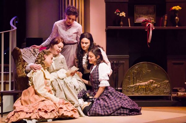 The March family receive a letter from their father, who is away serving in the Civil war 1