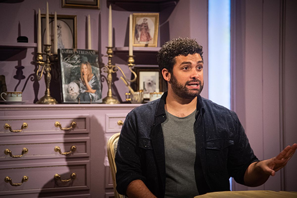 Mike Millan as "Alex More" in Jonathan Tolins' BUYER & CELLAR. Photo Credit: Matthew Brian Denman Photography.v