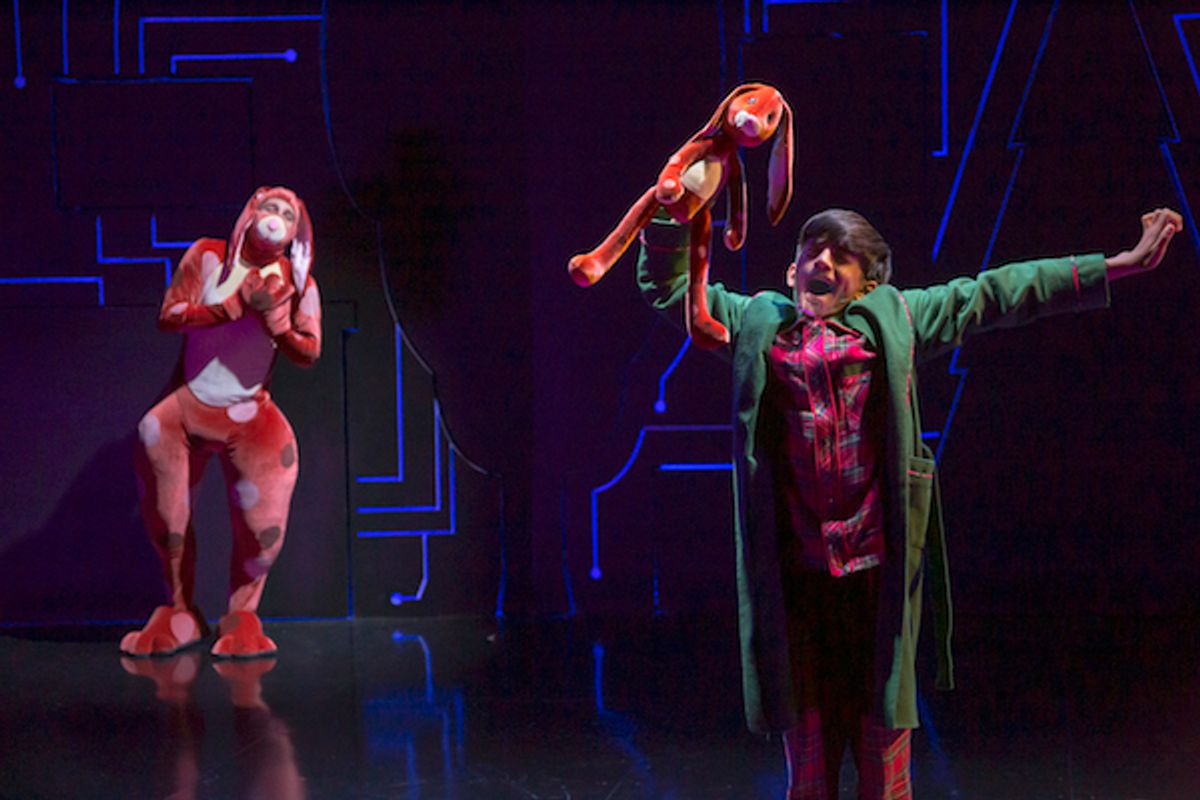 From The Children's Theatre of Cincinnati's production of THE VELVETEEN RABBIT, running live, on-stage, November 12 - December 13, 2020, and streaming on Broadway on Demand November 19 - May 31, 2021.  For more information visit:  https://thechildrenstheatre.com/shows/the-velveteen-rabbit/
Photo by Mikki Schaffner.