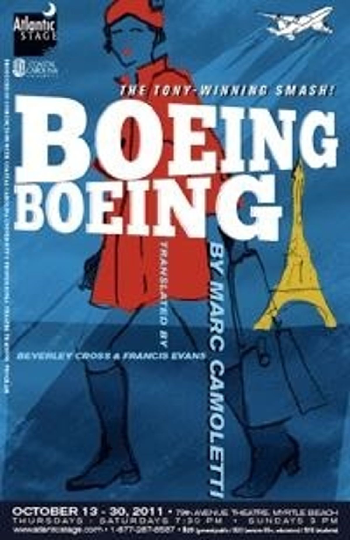 Promotional poster for Boeing-Boeing.