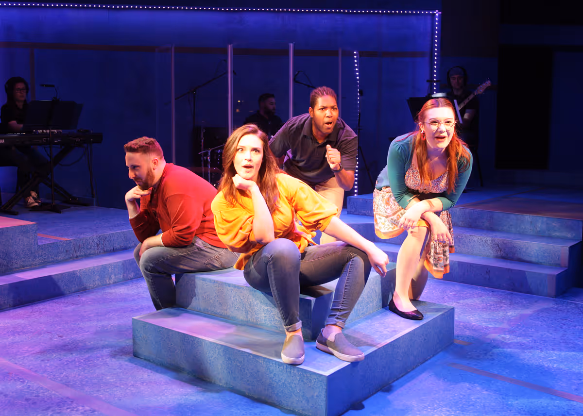 Tyler Marshall, Elizabeth Curtin, Jewell Holloway, and Sarah Pierce
Photo credit: Doug Catiller, True Image Studio