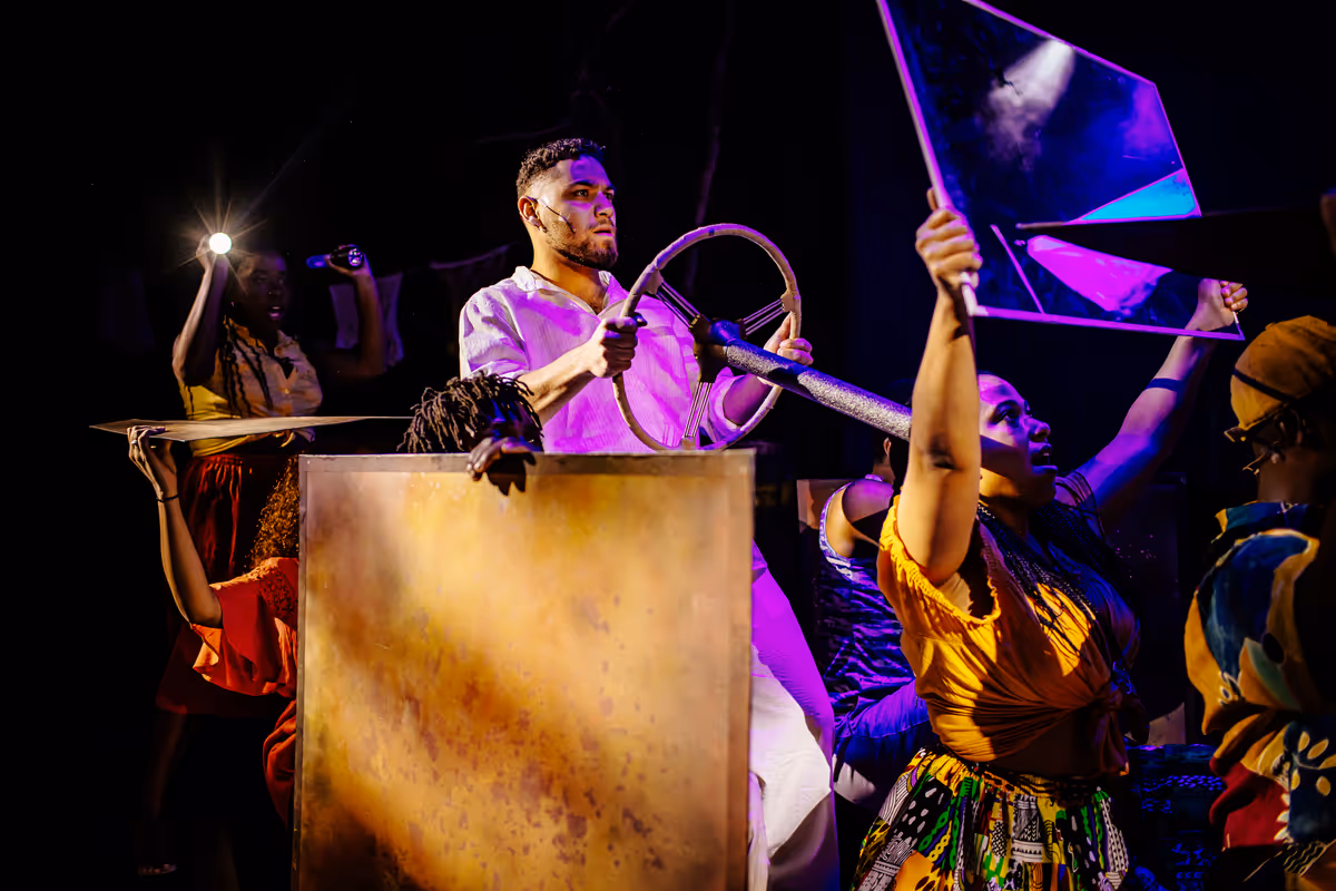 Jason Rodriguez as Daniel in Once on This Island. Photo credit: Michele Anliker. Jason Rodriguez as Daniel in Once on This Island. Photo credit: Michele Anliker.