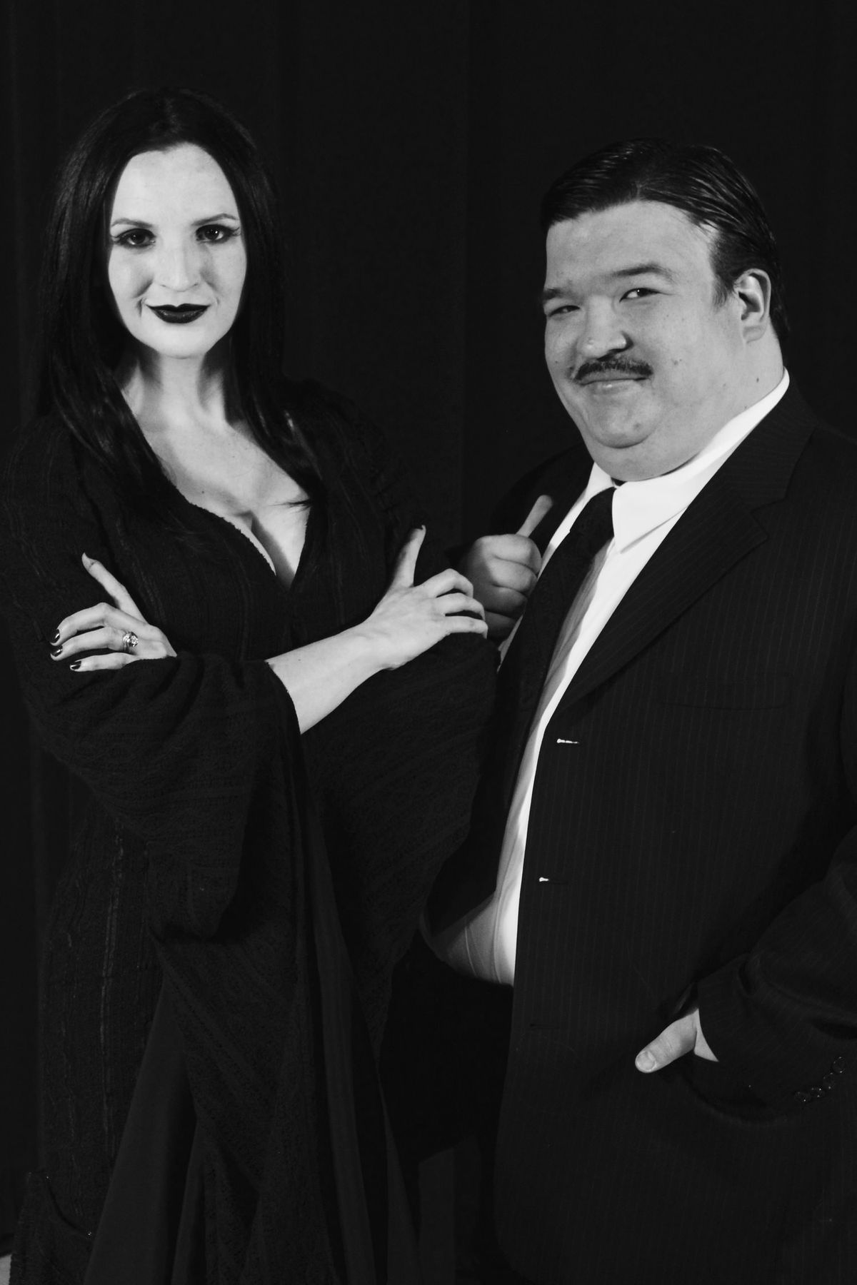 Morticia and Gomez Morticia and Gomez