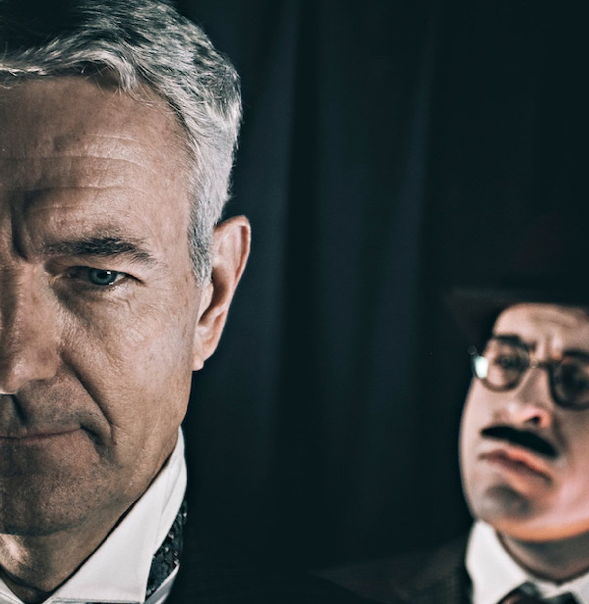 Holmes is deep in thought over his next case, with trusty Watson at his side.