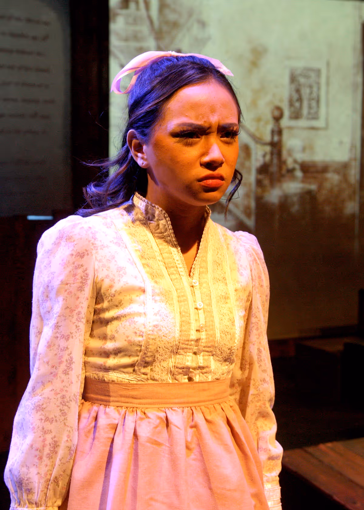 Camie Del Rosario as Amy March in Chance Theater's production of "Little Women - The Broadway Musical" is playing November 25 - December 23, 2022 at Bette Aitken theater arts Center on the Cripe Stage. Music by Jason Howland; Lyrics by Mindi Dickstein; Book by Allan Knee. Based on the novel by Louisa May Alcott. Directed by Casey Long, Music Direction by Gabrielle Maldonado.