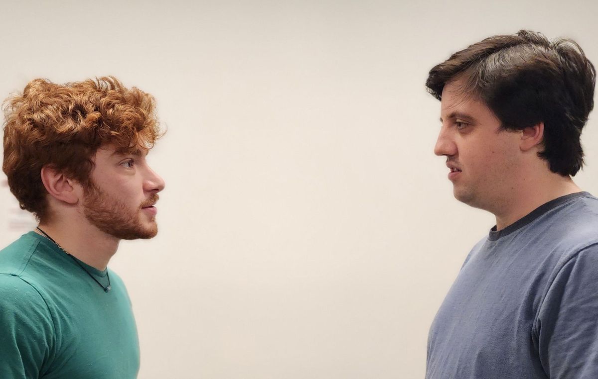 Actors: Jesse Kinstler(Griffin) and Hunter Wilson (Matt). Photo by David Hughes