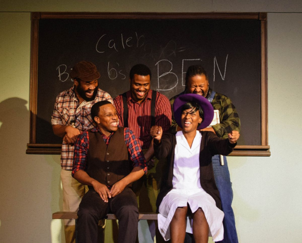 Miss Evers' Boys cast members: Shun Lauren, Shundranieka Ross, Trey Lewis, Marvin Young and Ty Fisher