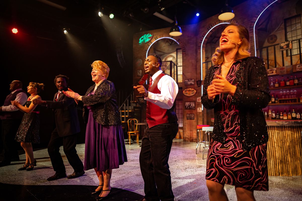 The Company of Smokey Joe's Cafe - Photo credit: Michele Anliker The Company of Smokey Joe's Cafe - Photo credit: Michele Anliker