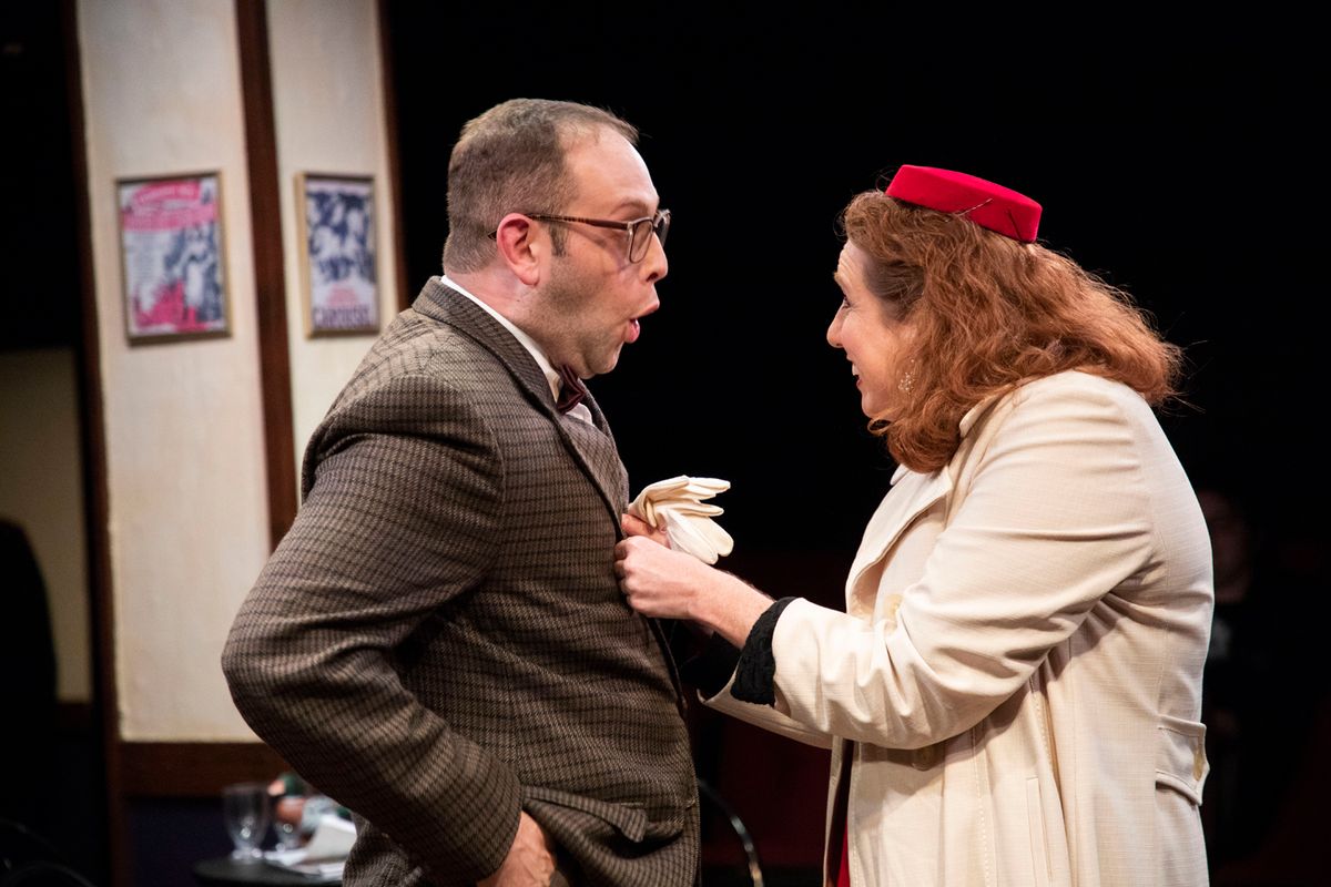 Production Photos from Moon Over Buffalo at Spotlighters Theatre  PhotoCredit:  Spotlighters Theatre / Shealyn Jae Photography