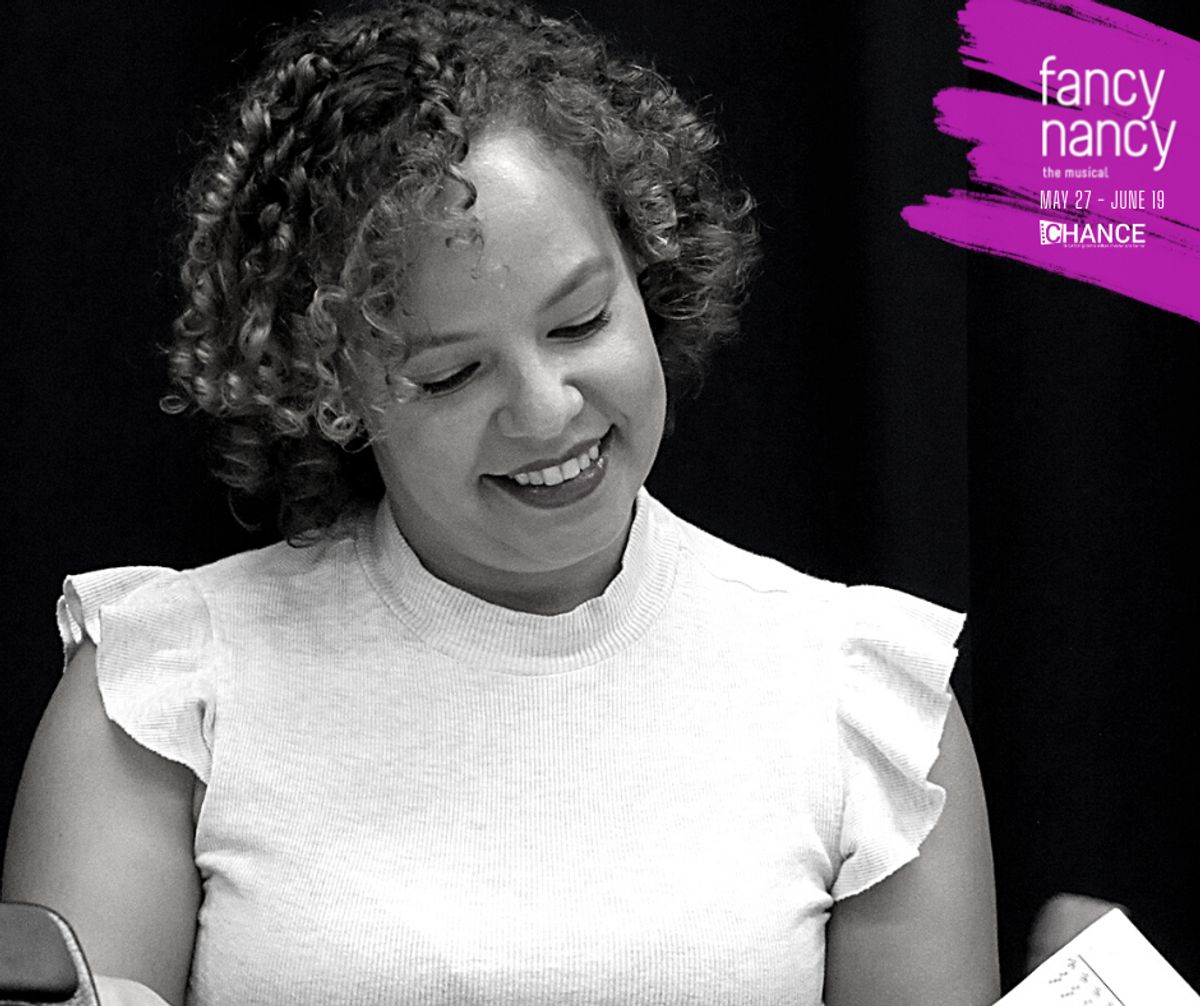 Liz B. Williams at their first readthru of "Fancy Nancy, The Musical/" Set to run May 27 - June 19, 2022 at the Bette Aitken theater arts Center, this TYA musical adaptation of the wildly popular book series returns by popular demand. Liz B. Williams at their first readthru of "Fancy Nancy, The Musical/" Set to run May 27 - June 19, 2022 at the Bette Aitken theater arts Center, this TYA musical adaptation of the wildly popular book series returns by popular demand.