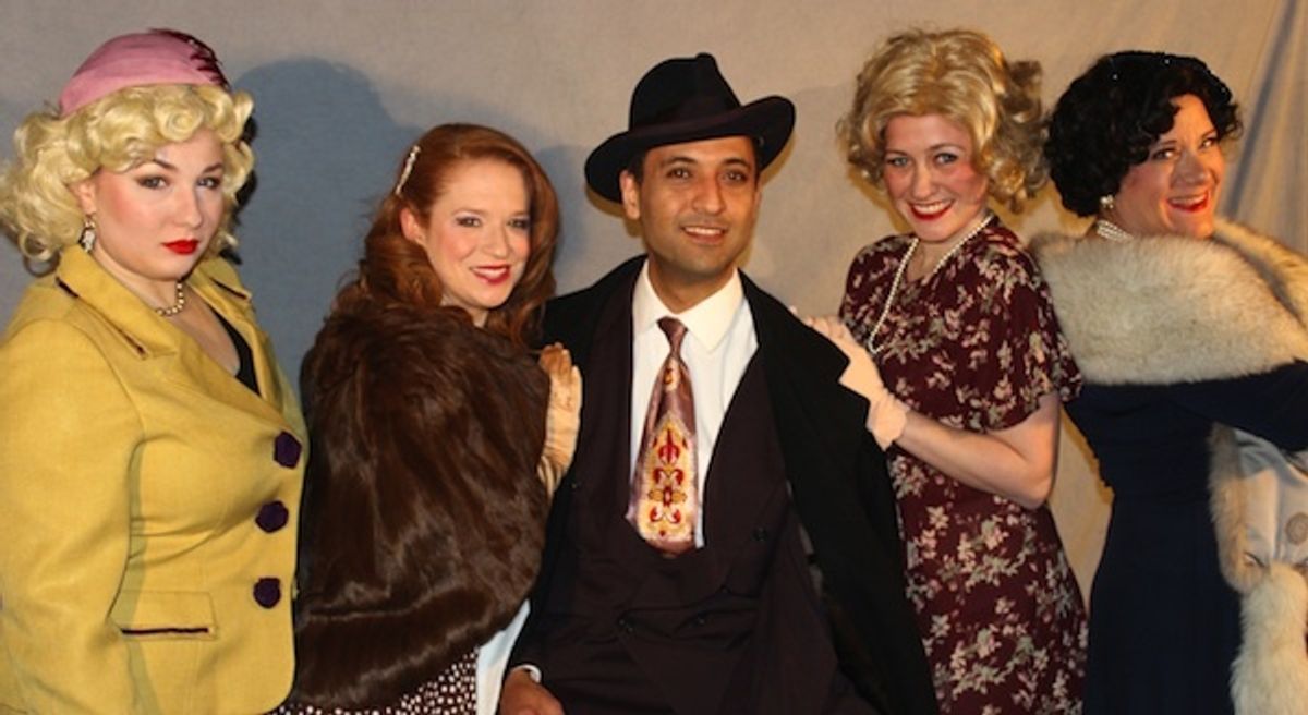 Cast members of "Lend Me a Tenor."