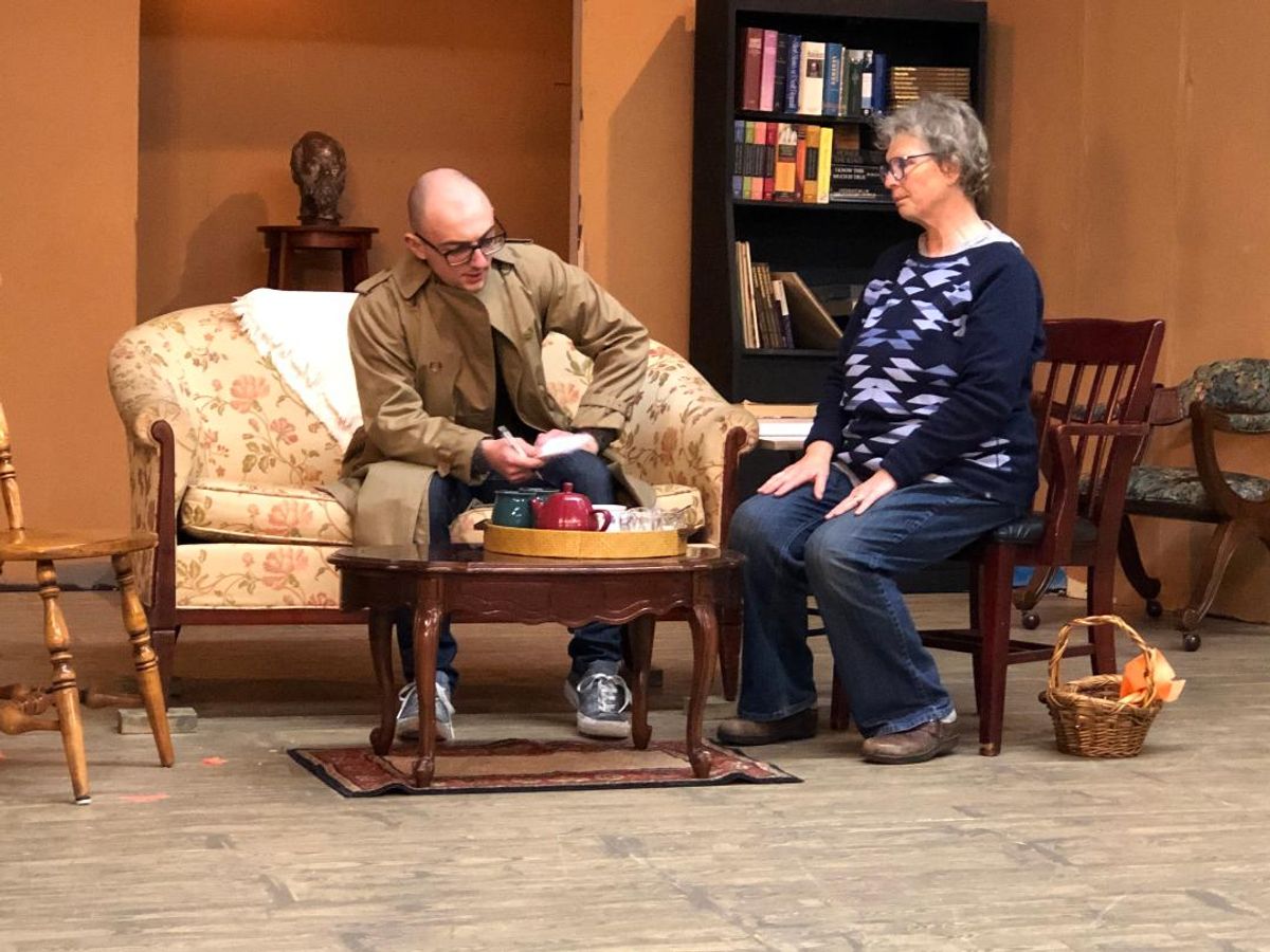 Police Lt. Dave Devito has so many questions for Polly and her husband. What does he suspect? Police Lt. Dave Devito has so many questions for Polly and her husband. What does he suspect?