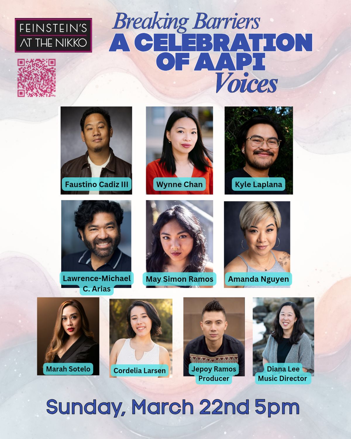 Breaking Barriers cabaret at Feinstein's SF