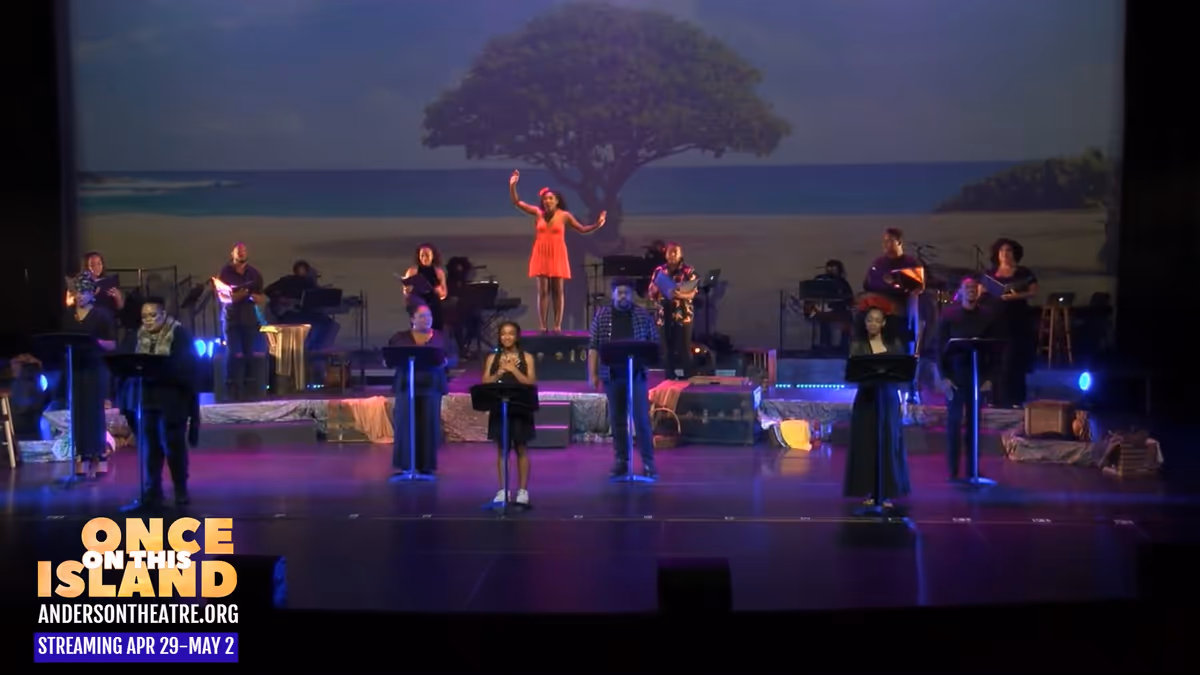 The full company of ONCE ON THIS ISLAND The full company of ONCE ON THIS ISLAND