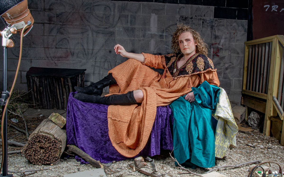 Actor David Lovejoy (Trap Door Theatre company) in "Bowie in Warsaw." Photo: Michal Janicki.