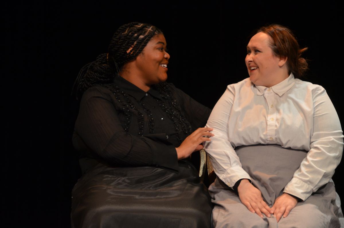Shakiara Saunders and Crystal Sewell in "Hatchet" by Bruce Reich