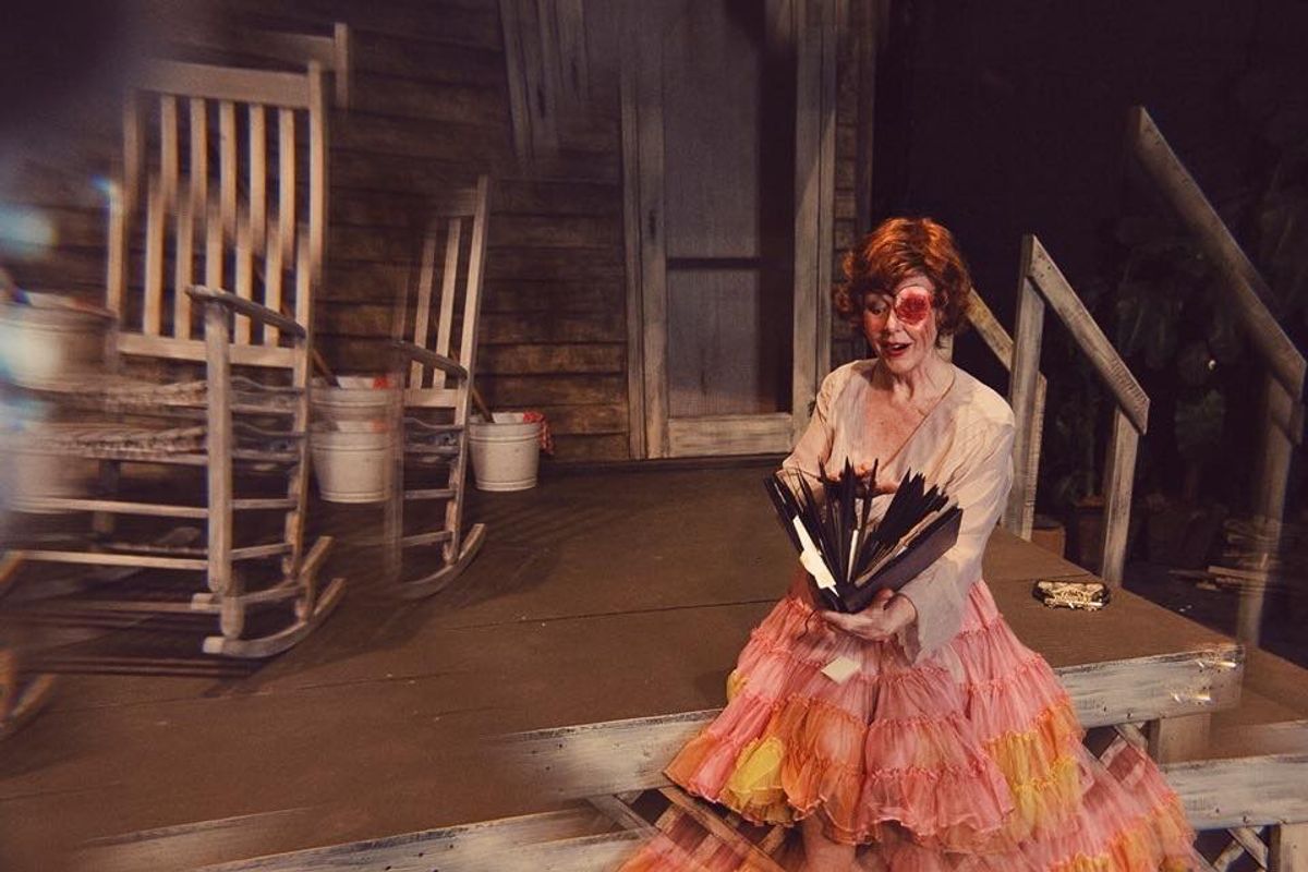 Noel Desiato as the title character in "The Gnadiges Fraulein" as part of THREE BY TENN at the Sherman Playhouse.