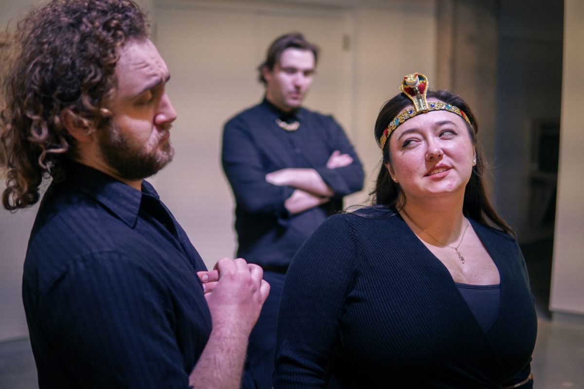A scene from Antony & Cleopatra A scene from Antony & Cleopatra