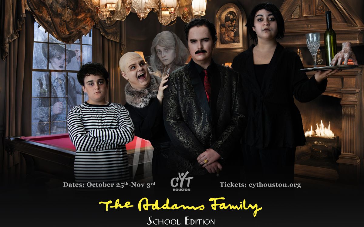 Calling all misfits and dreamers! The Addams Family is rolling into town, and their bizarre world is just a ticket away! Calling all misfits and dreamers! The Addams Family is rolling into town, and their bizarre world is just a ticket away!