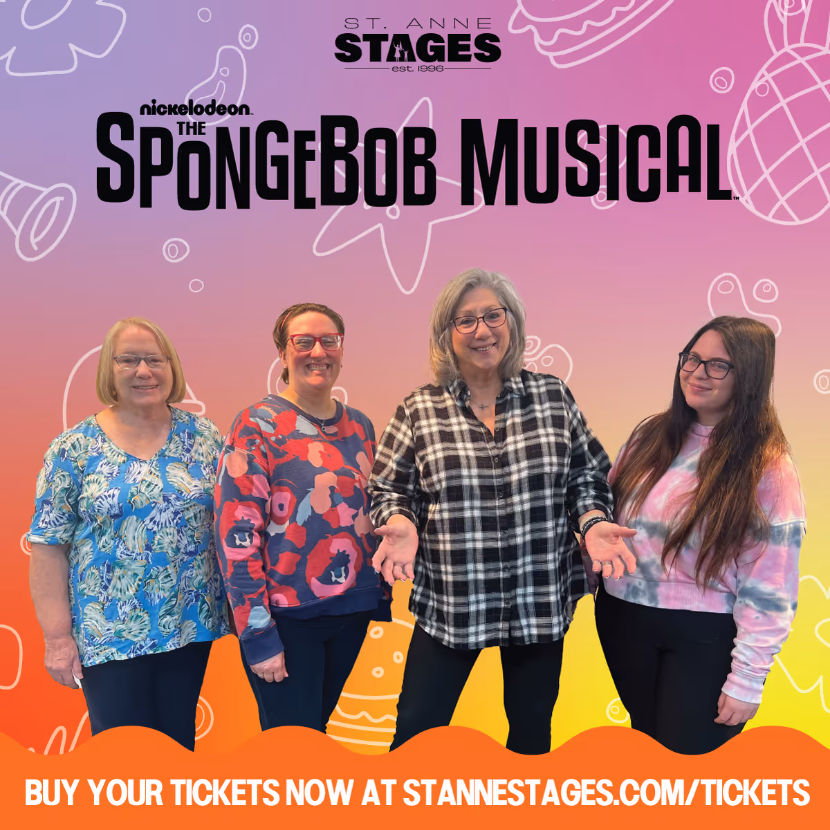 Pictured from left to right: Pat Fopma, Sarah Sangregorio, Lisa Ciavarella, Jillian Levy