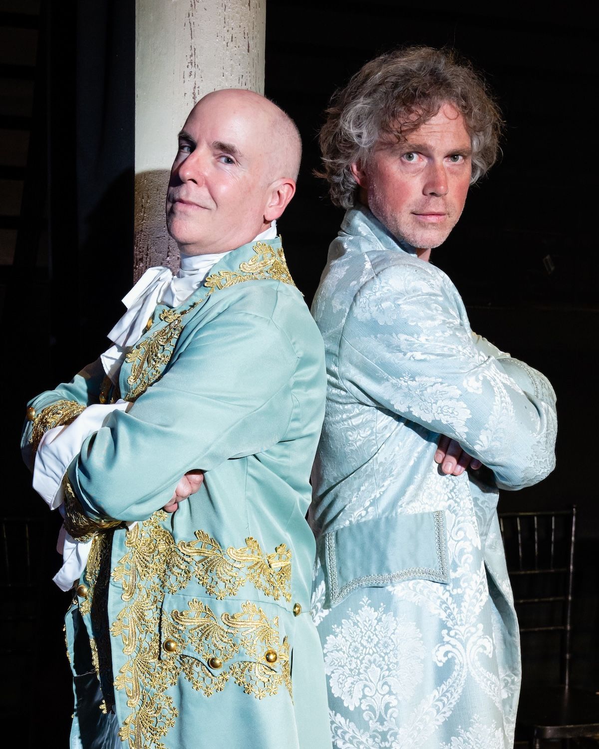 Amadeus in rehearsal.