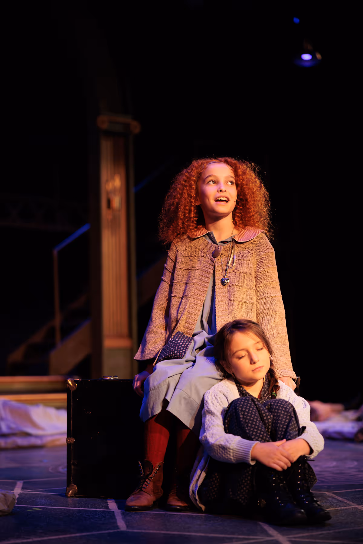 Ellen Gruber (Annie) and Frankie McElroy (Molly)  Photos by Michael Bessom Photography