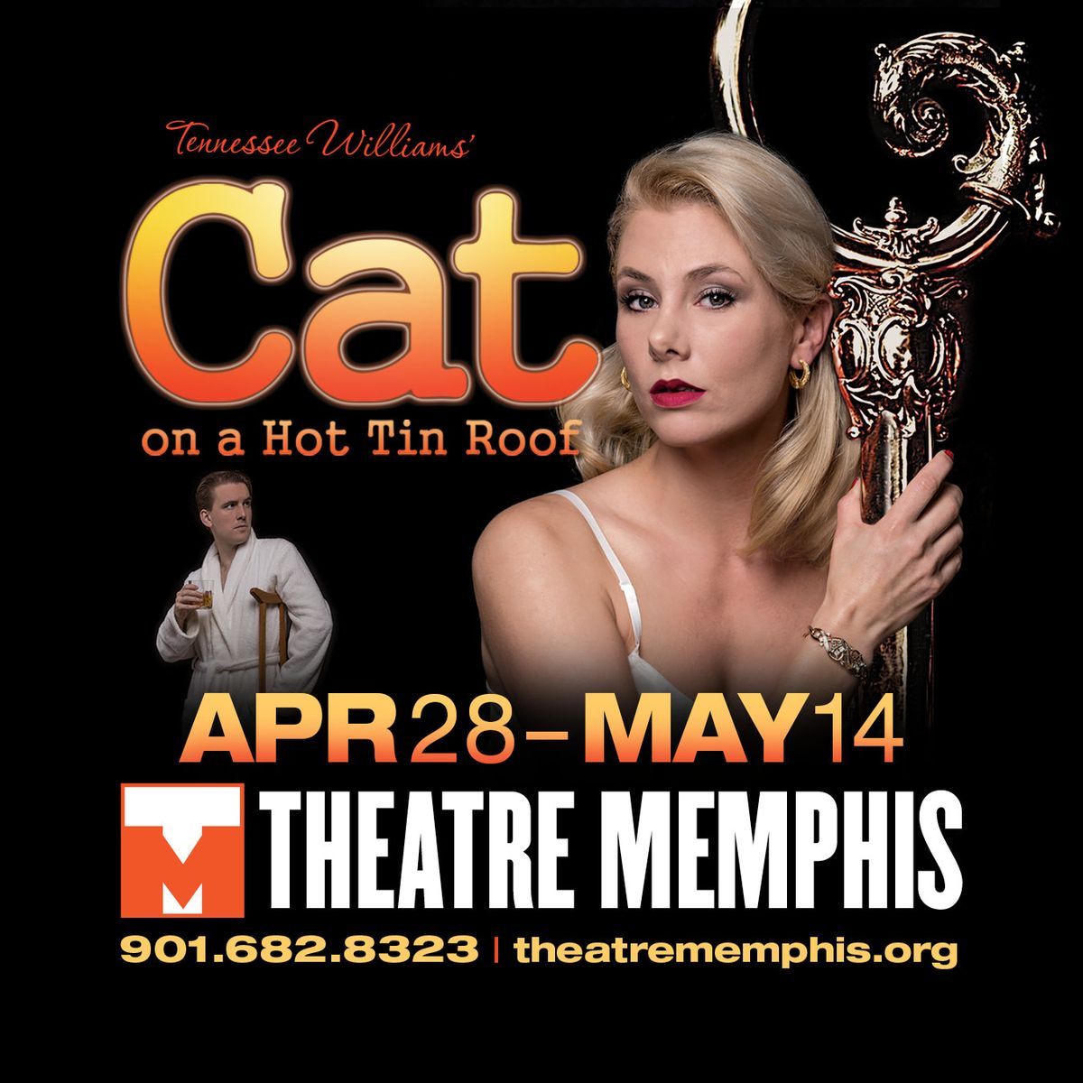Literary Classic.
Decaying family relationships of a Southern tycoon are explored in a Mississippi Delta plantation home as characters like Big Daddy and Maggie the Cat confront their fears and secrets.
… for tickets call 682.8323.
Literary Classic.
Decaying family relationships of a Southern tycoon are explored in a Mississippi Delta plantation home as characters like Big Daddy and Maggie the Cat confront their fears and secrets.
… for tickets call 682.8323.