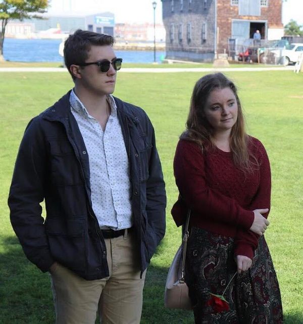 Dive In Production's 'Dogfight' starring Trevor Gatcomb as Eddie Birdlace and Marina Altschiller at Rose Fenney. Dogfight opens at the Players' Ring Theatre in Portsmouth, NH September 20th. 1