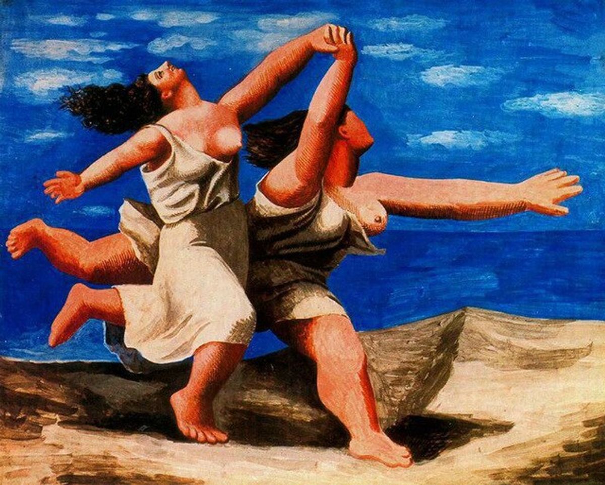 Two Women Running on the Beach, Pablo Picasso, 1922