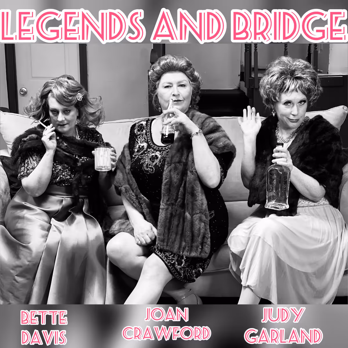 Joan Crawford, Bette Davis and Judy Garland in Legends and Bridge
