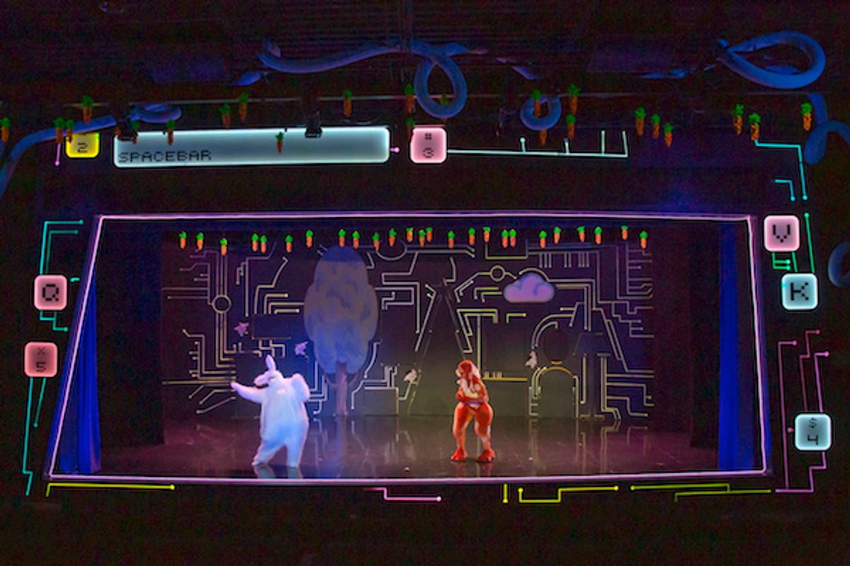 From The Children's Theatre of Cincinnati's production of THE VELVETEEN RABBIT, running live, on-stage, November 12 - December 13, 2020, and streaming on Broadway on Demand November 19 - May 31, 2021.  For more information visit:  https://thechildrenstheatre.com/shows/the-velveteen-rabbit/
Photo by Mikki Schaffner.